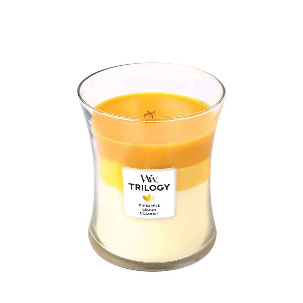 WoodWick Trilogy Fruits Of Summer Medium Hourglass Candle £15.59